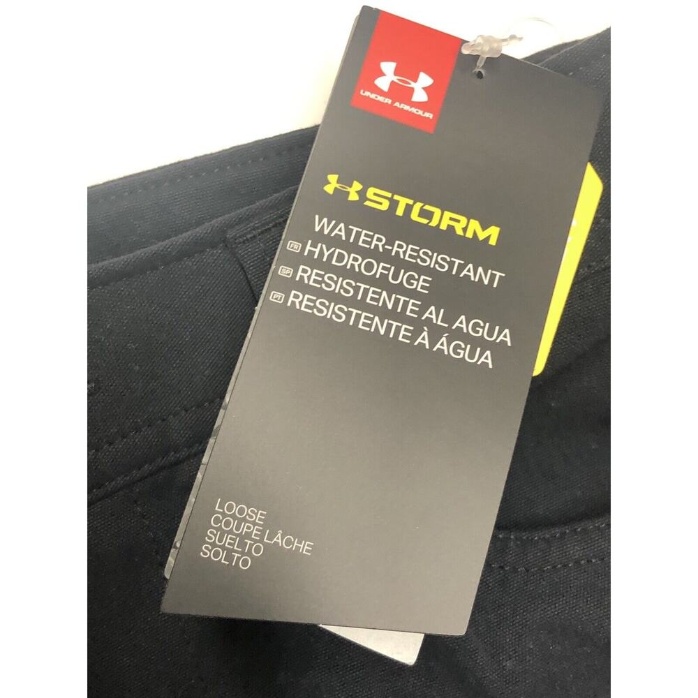 Under Armour Black Guardian Tactical Pants Mens Sz 32/32 1316929 001 UA NWT - Picture 5 of 9